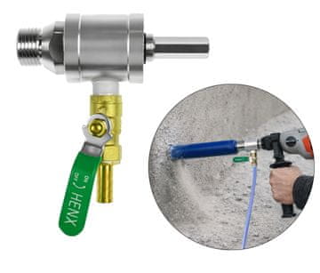 Titanium Adapter za mokro vrtanje 1/2 na šesterokotnik 10 mm iz titana