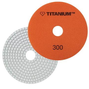 Titanium Diamantni polirni disk za brušenje porcelanskih ploščic 125 mm gr300 titan