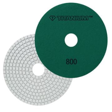 Titanium Diamantni polirni disk za brušenje porcelanastih ploščic 125 mm gr800 titan