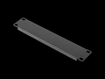 shumee Zaščitna plošča za 10" 1U rack omare, črna kovina