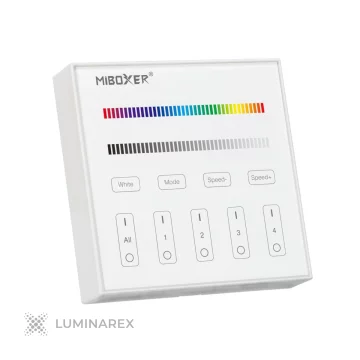 MiBoxer Daljinski upravljalnik MiBoxer B3 z zaslonom na dotik (4 cone, RGB/RGBW) - bel