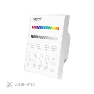 MiBoxer Daljinski upravljalnik MiBoxer T3 (4 cone, 230V, RGB/RGBW) - bel