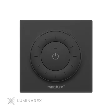 MiBoxer Okrogli magnetni daljinski upravljalnik MiBoxer K3B (1 cona, CCT) - črn