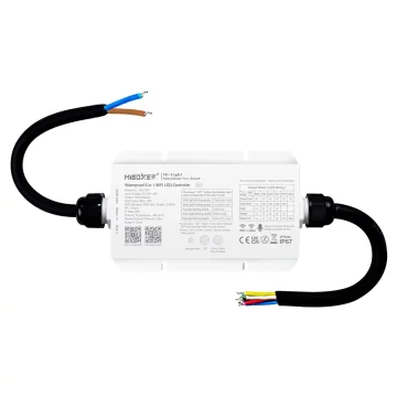 MiBoxer MiBoxer WL5-WP LED krmilnik (IP67, Wi-Fi) za mono/CCT/RGB/RGBW/RGB+CCT trakove