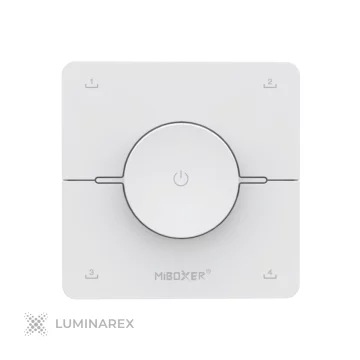 MiBoxer Okrogla odrska plošča MiBoxer K0(W) (4 prizori, 1 cona, mono/CCT) - bela