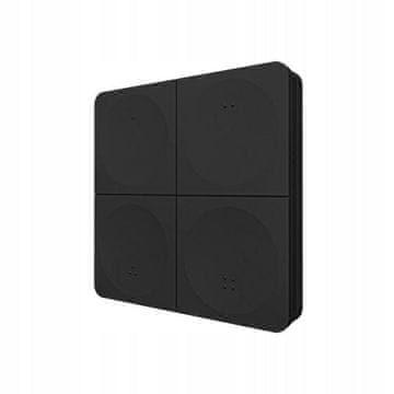 MiBoxer Daljinski upravljalnik Miboxer K4 (4 cone, mono, CCT, RGB, rgbw, rgbcct) - črne barve