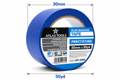 Atlas Atlas Tools moder slikarski trak, fin, precizen, 30 mm/50 yardov