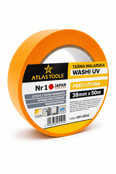 Atlas Atlas Tools Japonski washi trak, precizen, vodoodporen, 38 mm/50 m