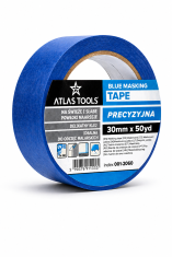 Atlas Atlas Tools moder slikarski trak, fin, precizen, 30 mm/50 yardov