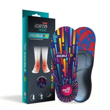 Mazbit Mazbit iORTO double KID - ortopedski vložki za otroke z valgusno deformacijo pete 30 (19,80 cm)