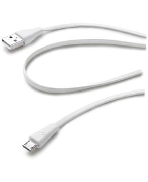 shumee MicroUSB - USB podatkovni kabel BARVA bela