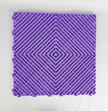 shumee Modularne talne obloge Puzzle Tiles 40x40, talne obloge za garažo in avto, delavnica, podrobnosti (vijolična)