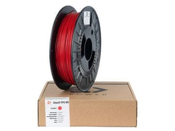 shumee 3DPower Elasti TPU 90 filament 1,75 mm rdeč 0,5 kg