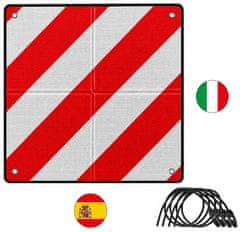 shumee Dvostranska opozorilna tabla 50x50 zložljiva na 25x25 Italija Španija Model 2026