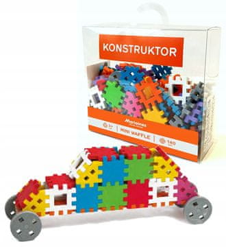 MARIOINEX Marioinex Konstruktorske kocke Mini vaflji, 140 kosov,