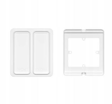 INNA Pokrov za držalo stikala Dvojni zatemnilnik v2 standard za Philips Hue belo