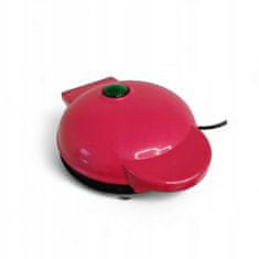 shumee Aparat za vaflje 350W mini aparat za vaflje rdeč WQ-H603