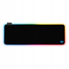 Media-Tech RGB igralna podloga - Velika igralna podloga z barvito RGB osvetlitvijo ozadja