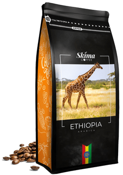shumee Kavna zrna 500g Etiopija 100% Arabica Sveže pražena za espresso aparat + brezplačno