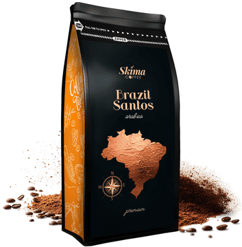 shumee Mleta kava 500g Brazil Santos 100% Arabica Sveže pražena + Brezplačno