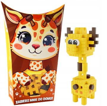 MARIOINEX Marioinex Mini žepni hišni ljubljenčki Waffle - komplet žiraf