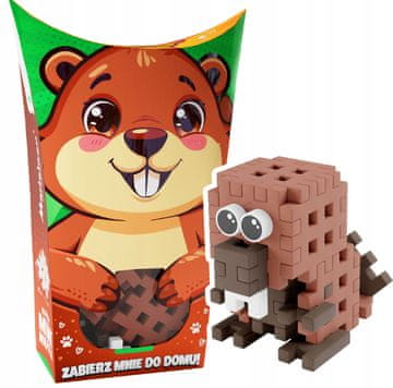 MARIOINEX Marioinex Mini žepni ljubljenčki Waffle - komplet za bobra