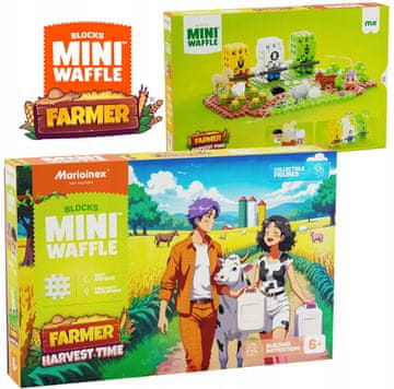 MARIOINEX Marioinex mini kocke za kmetovanje vafljev - Čas žetve, 102 kosov