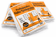 Atlas Atlas Tools prozorna folija za omet, super močna 4x5m
