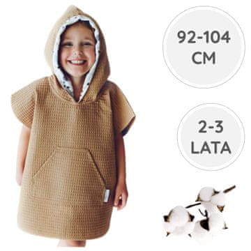 shumee BabyU, kopalna jakna s kapuco iz bombaža in žepa za plažo, 92-104 cm