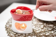 Gadget Master Čokoladni fondue porcelan rdeč