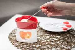Gadget Master Čokoladni fondue porcelan rdeč
