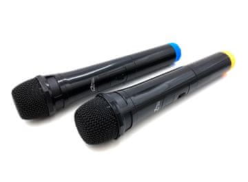 Media-Tech Accent PRO - Dva brezžična mikrofona z USB sprejemnikom za karaoke zvočnik
