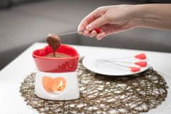 Gadget Master Čokoladni fondue porcelan rdeč