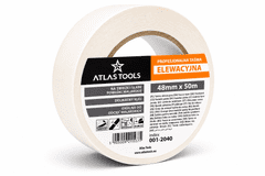 Atlas Atlasov fasadni trak, bel, vodoodporen, občutljiv, UV odporen, 30 dni, 48 mm/50 m