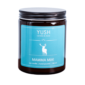 shumee Mamma Mia! - Sojina sveča - 180 ml