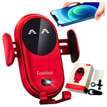 shumee Brezžični induktivni polnilnik za avto, trdno držalo za telefon QI