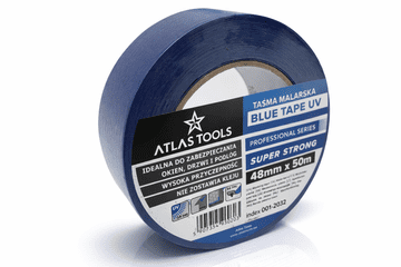 Atlas Atlas tools PRO moder maskirni trak, super močan UV, 14 dni, 48 mm/50 m