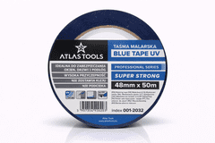 Atlas Atlas tools PRO moder maskirni trak, super močan UV, 14 dni, 48 mm/50 m
