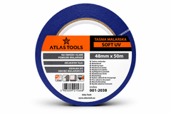 Atlas Atlas tools PRO moder slikarski trak, mehak, občutljiv UV, 14 dni, 48 mm/50 m