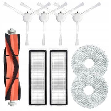 Complex Komplet krtač, filtrov, mopa in krp za Xiaomi robotski sesalnik S10+ X10+ X20+