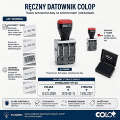 COLOP Ročna nastavitev datuma 12 mm digitalna