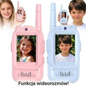 shumee Video voki-toki s kamero LCD igrača 2 kosa
