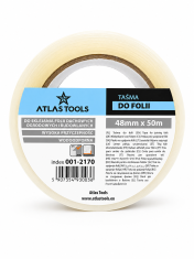 Atlas Atlas tools prozoren pakirni trak ZA folijo, karton, dokumente 48mm/50m