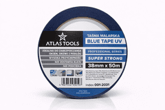 Atlas Atlas tools PRO moder maskirni trak, super močan UV, 14 dni, 38 mm/50 m