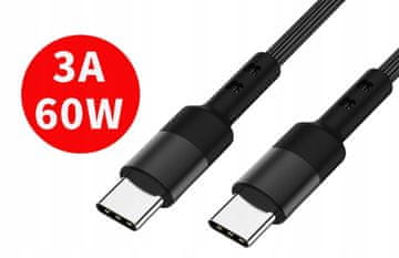 shumee USB C Type C PD kabel 60W 3A hitro polnjenje 3.0 1m hitro polnjenje telefona