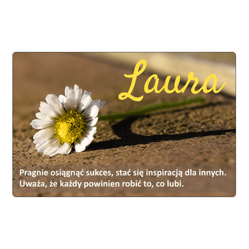 shumee Magnet za hladilnik z imenom Laura