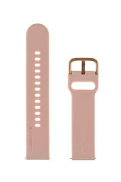 Garett Garett univerzalni silikonski pašček roza barve 20 mm