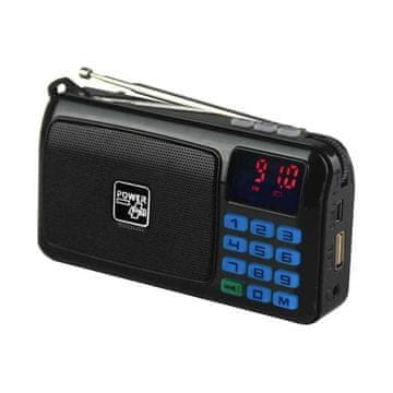 PowerPlus Prenosni solarni FM radio in MP3 predvajalnik POWERplus Crow
