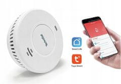 Technisat Brezžični detektor dima TechniSat Smoke Sensor 2 aplikacija 10 let EN14604 85 dB