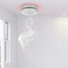 Technisat Brezžični detektor dima TechniSat Smoke Sensor 2 aplikacija 10 let EN14604 85 dB